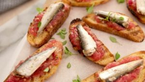 5028 sardine pan con tomate clea