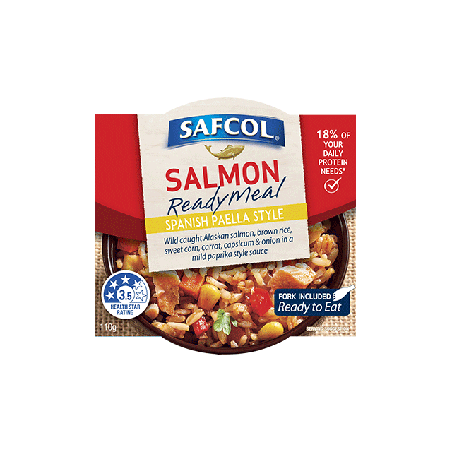 Safcol Salmon Meal Spanish Paella Style 110g