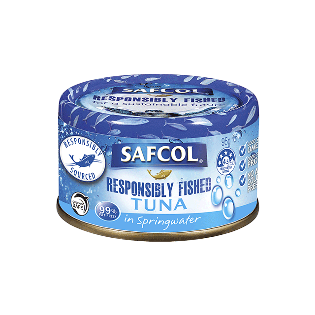 Safcol Responsibly Fished Tuna in Springwater 95g