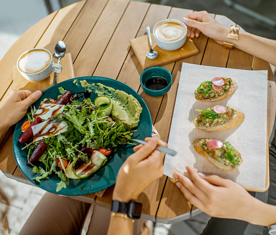 Healthy food cafe