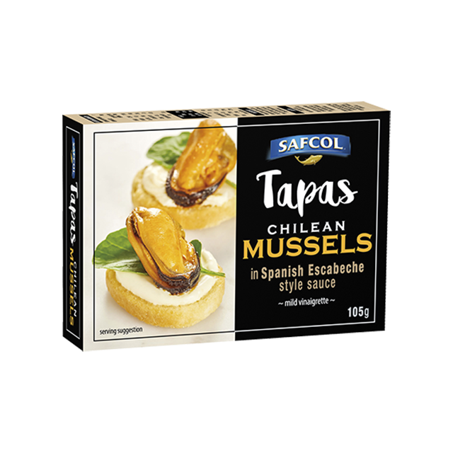 Safcol Chilean Mussels Escabeche 105g
