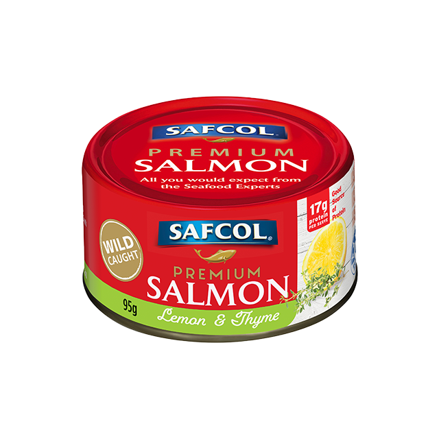 Safcol Premium Salmon with Lemon and Thyme 95g