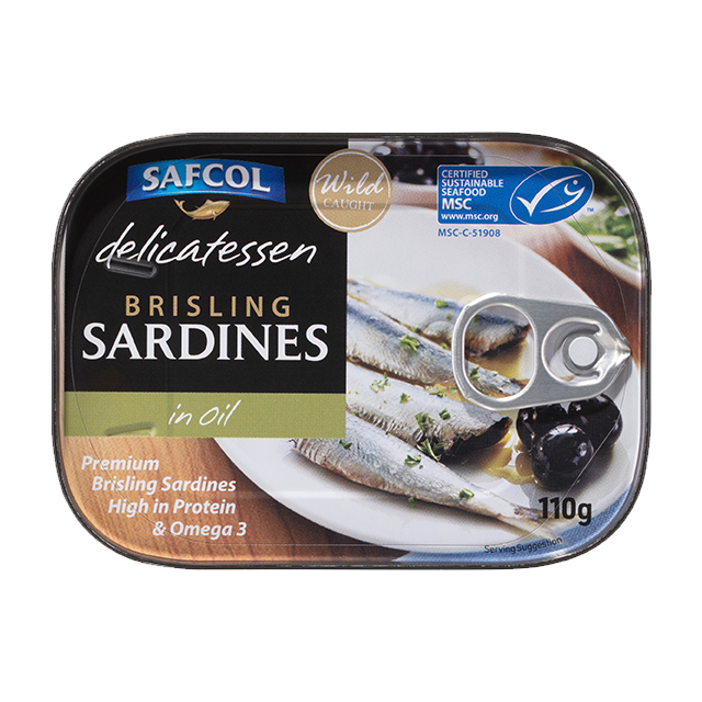 Safcol Brisling Sardines in Oil 110g