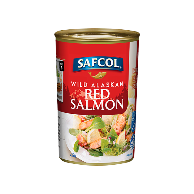 Safcol Wild Alaskan Red Salmon 415g