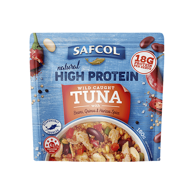 Safcol Tuna with Beans, Quinoa & Harissa Spice 160g