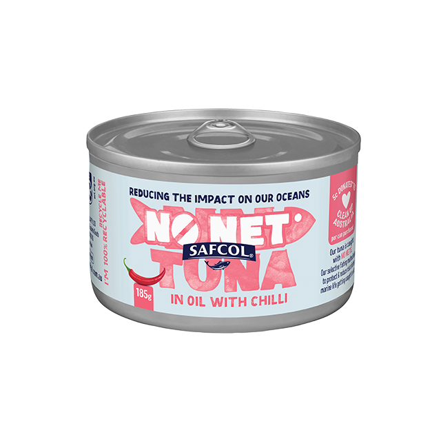 Safcol No Net Tuna in Oil with Chilli 185g