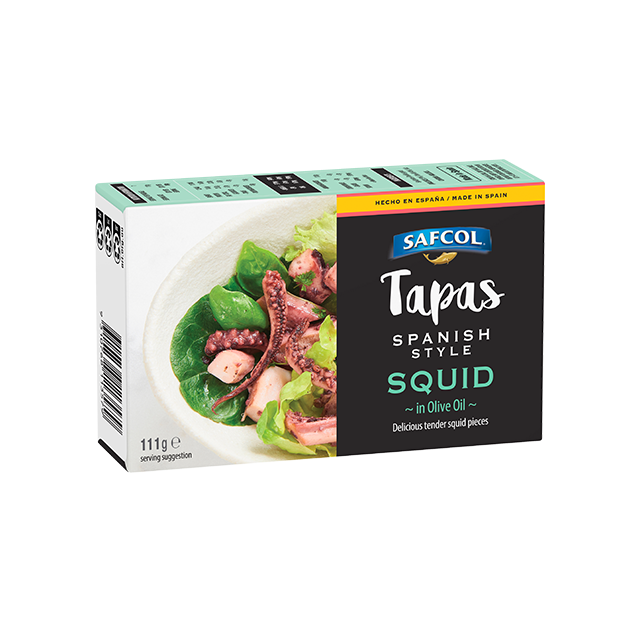 Safcol Squid in Olive Oil 111g