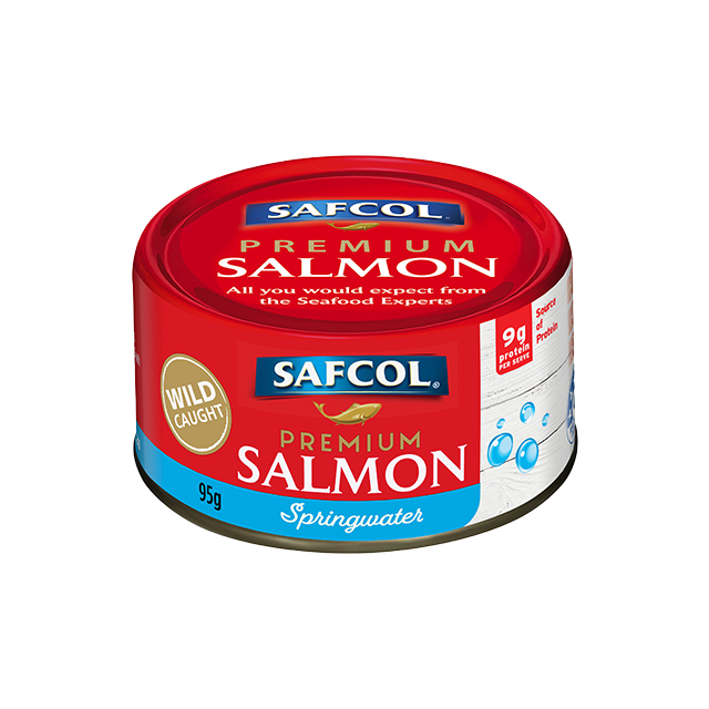 Safcol Premium Salmon in Springwater 95g nonmsc